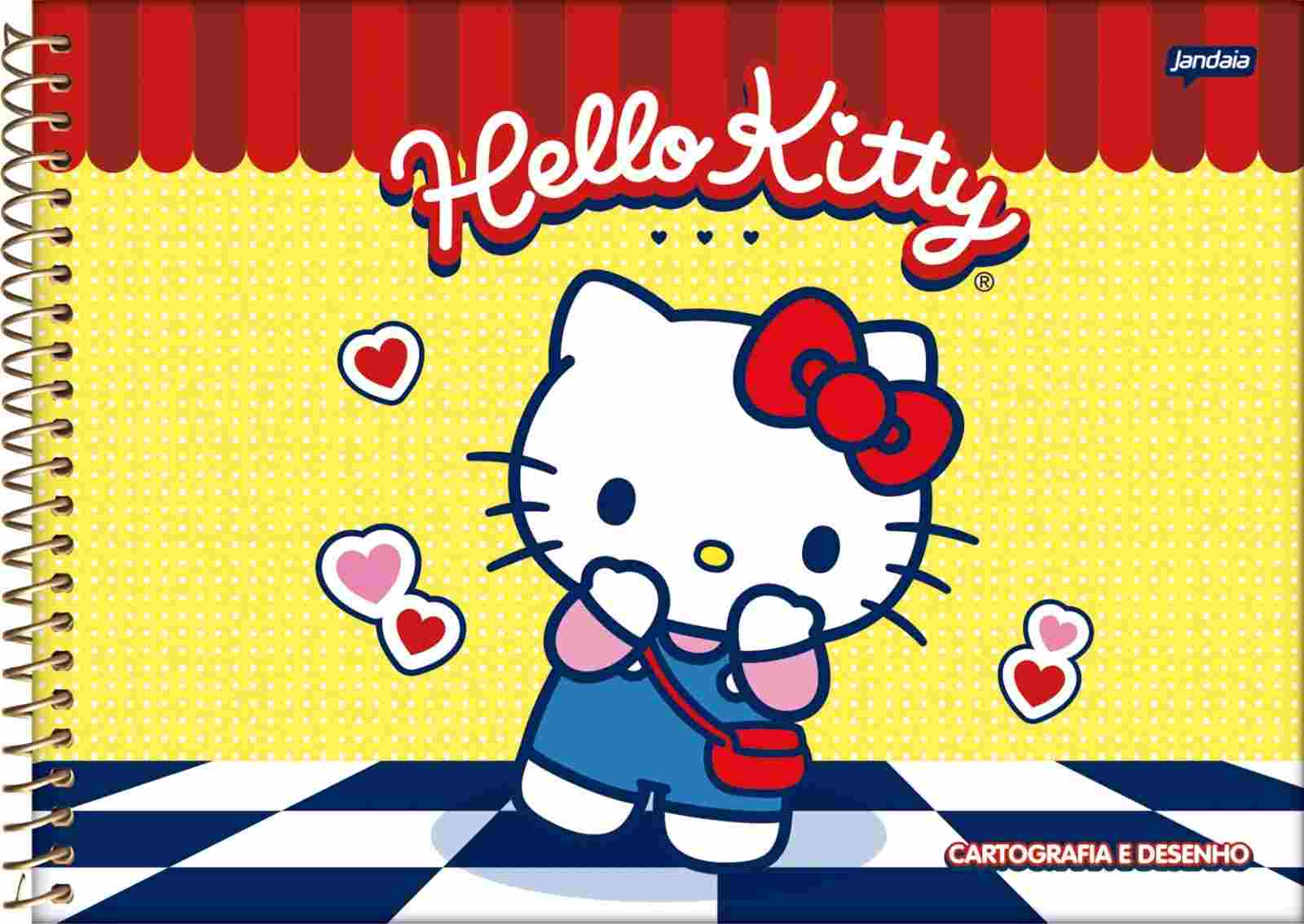 CADERNO DESENHO/CARTOGRAFIA HELLO KITY C.D.